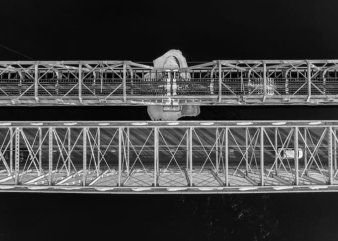 Two Iron Bridges