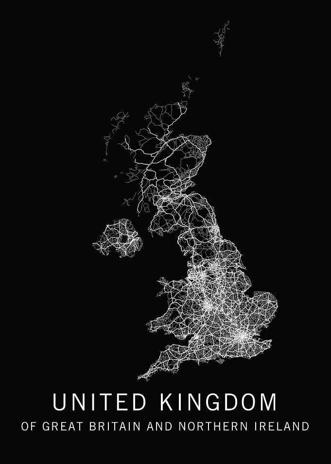 United Kingdom Road Map