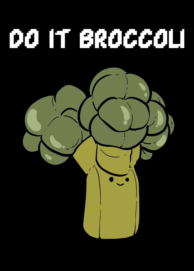 Broccoli Cute Vegetarian P