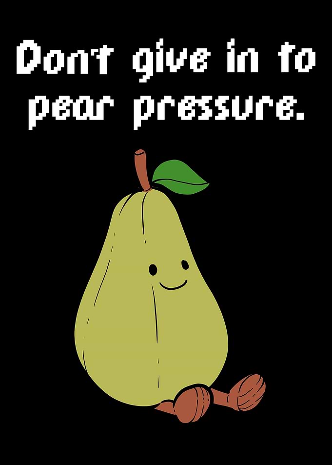 Pear Cute Fruits Pun Maker