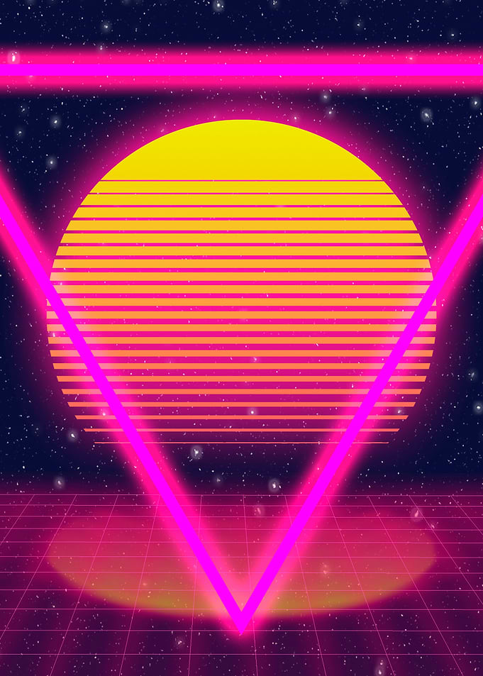 80s party poster