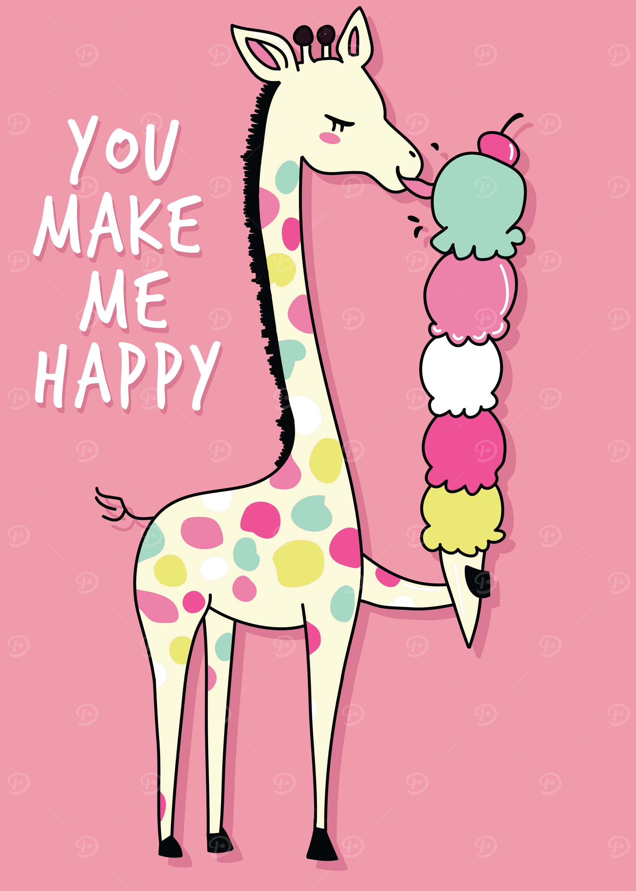 Giraffe cartoon