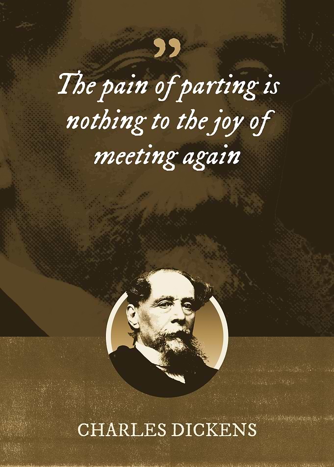 The pain of parting is
