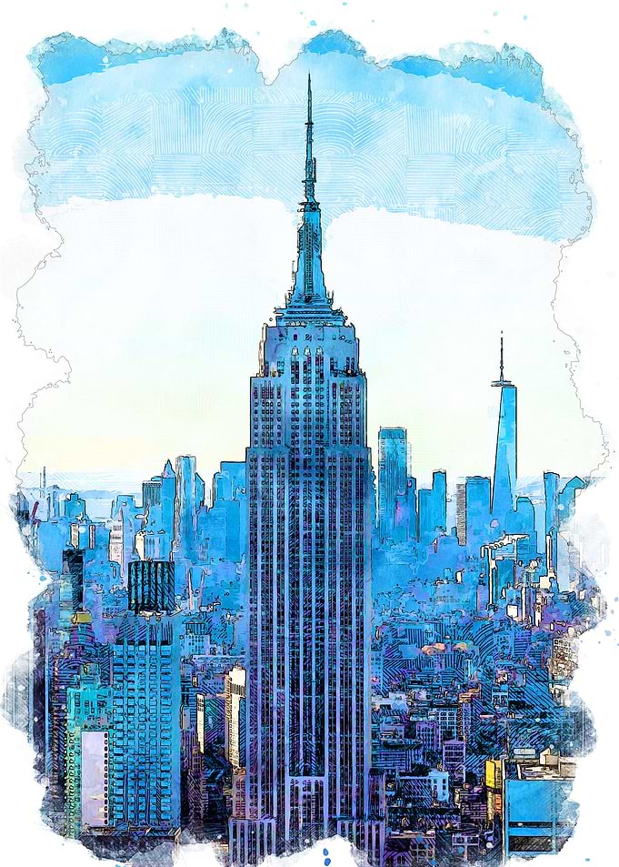 place on watercolor