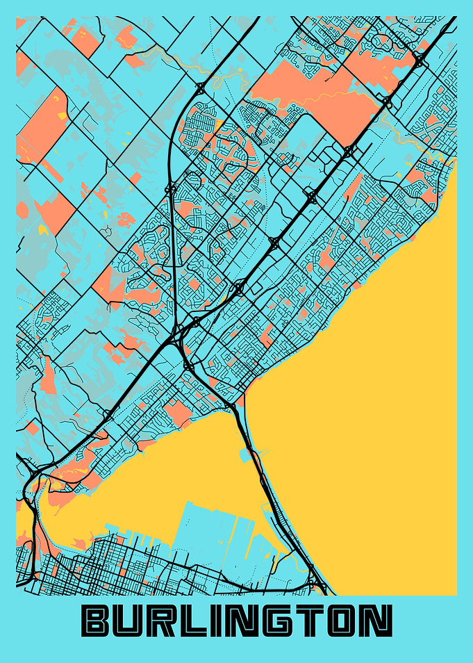Burlington Gloria City Map