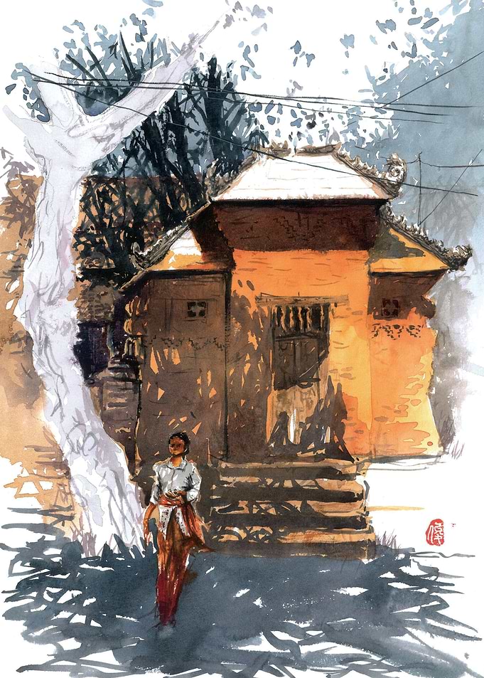 Shadow of a temple