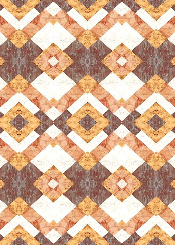 Marble geometric pattern