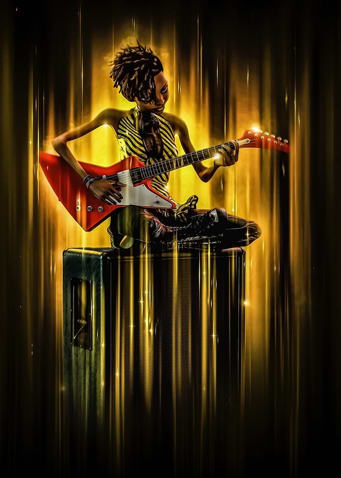 Toon black woman