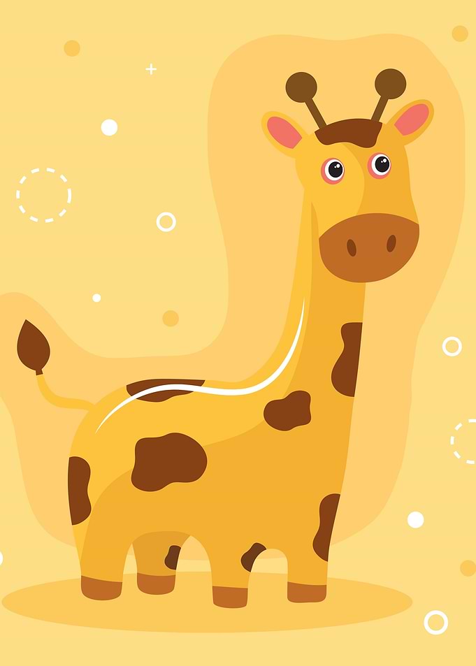 Giraffe cartoon