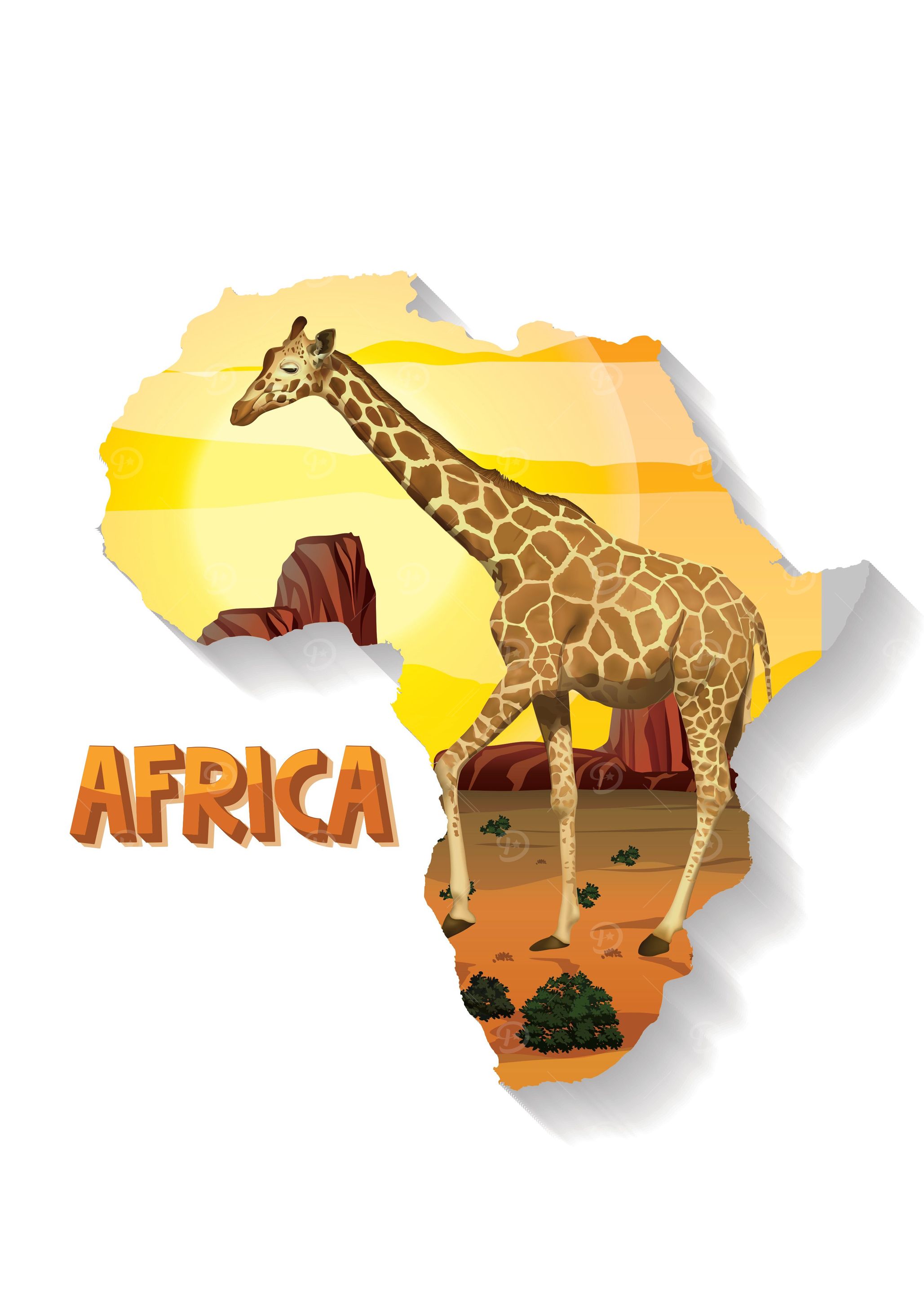 Giraffe cartoon