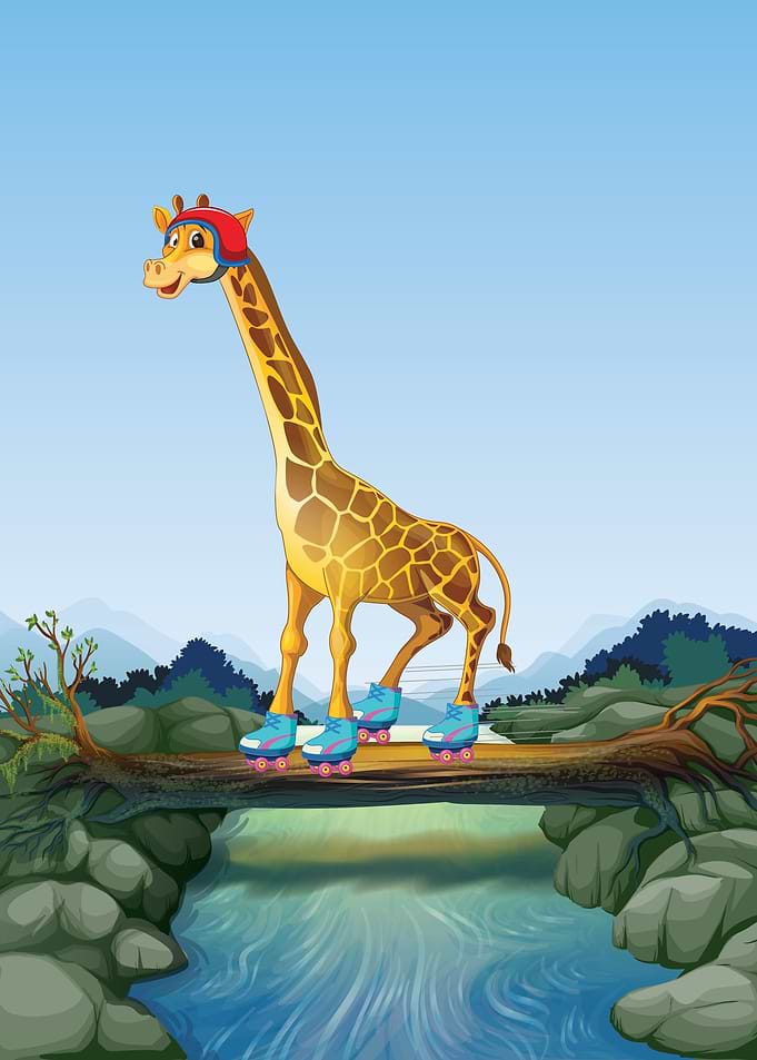 Giraffe cartoon