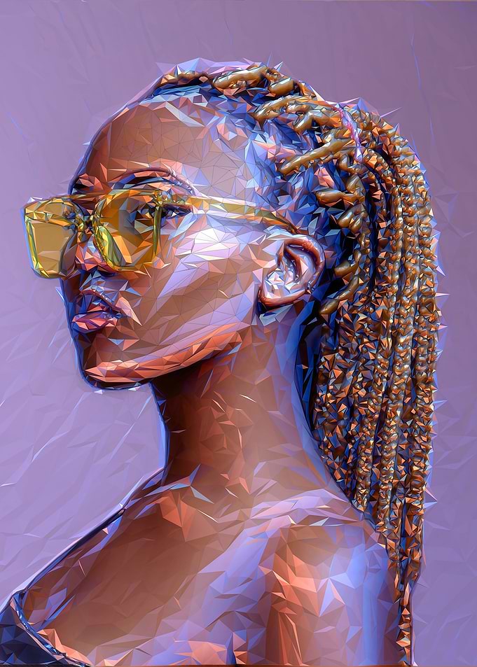 Low Poly Woman