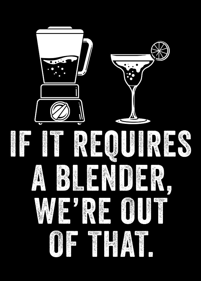If It Requires A Blender