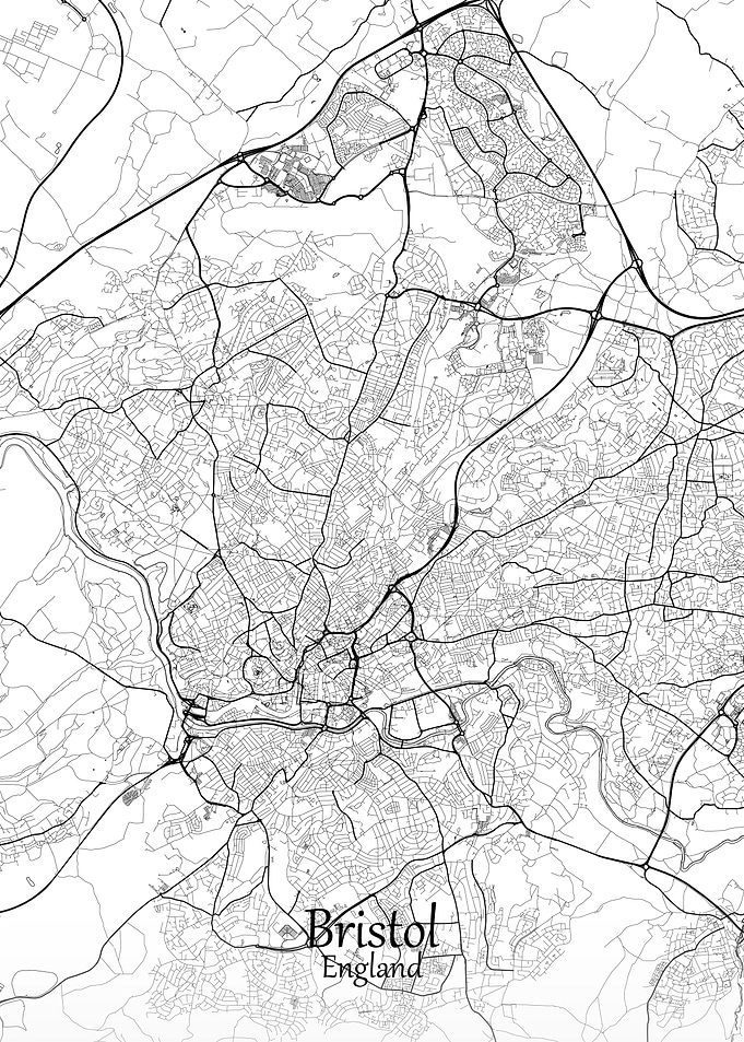 Bristol City Map England