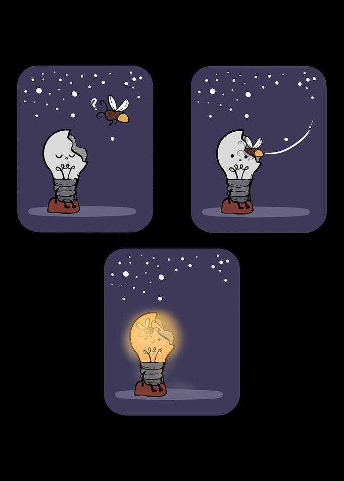 Cute Light Funny Person Gi