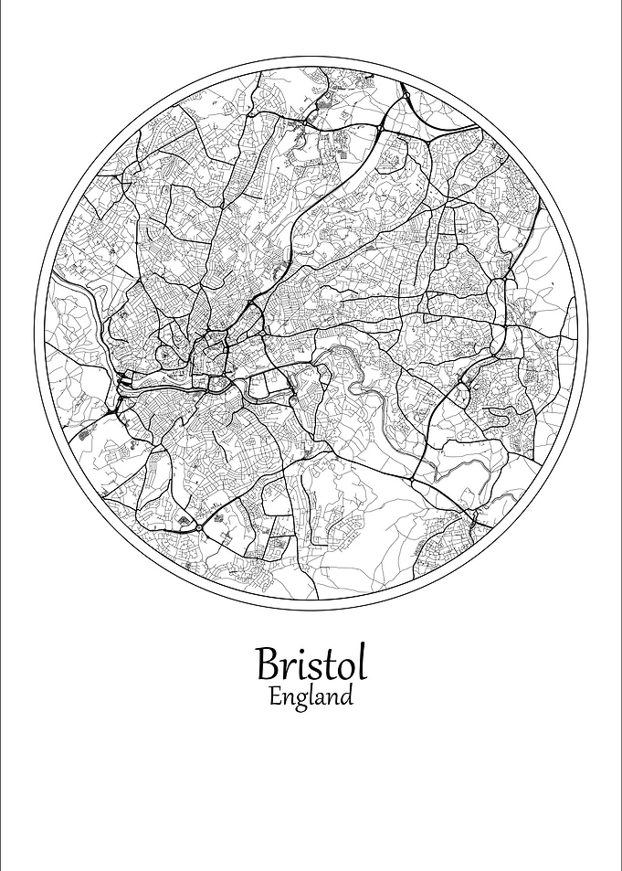 Bristol City Map England