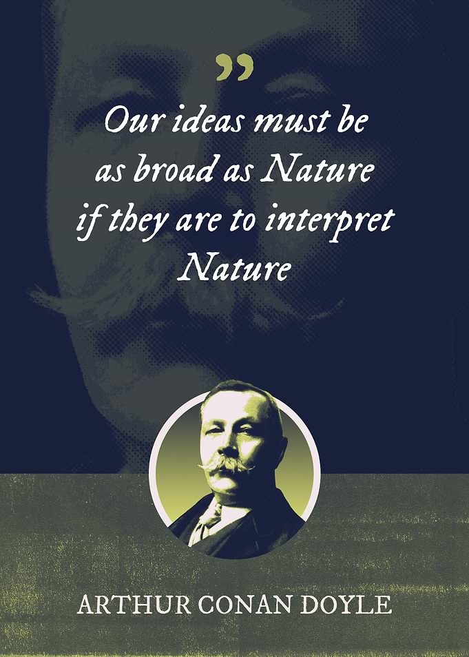Our ideas must be as broad
