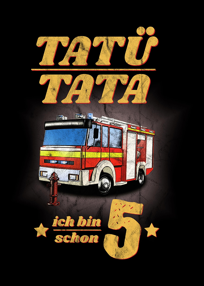 Kinder 5 Jahre Feuerwehr