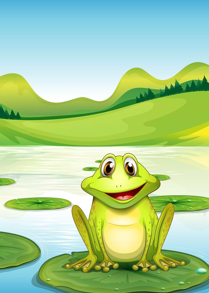 Frog cartoon