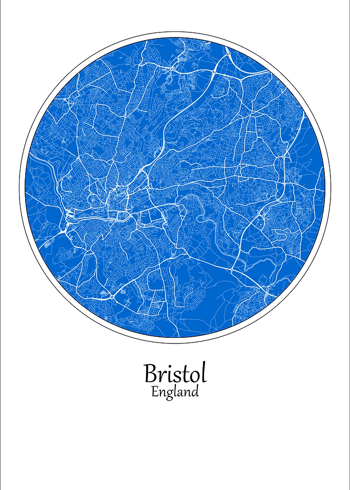 Bristol City Map England