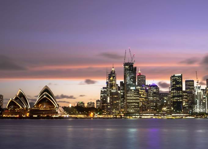 Sydney Skyline at Sunset
