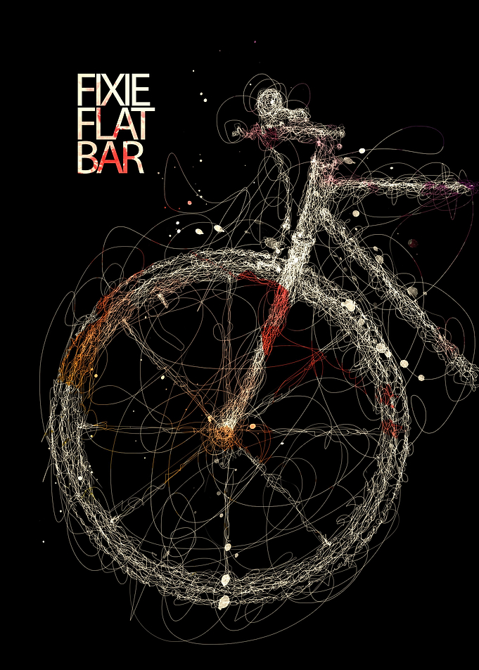 fixie flatbar splatter