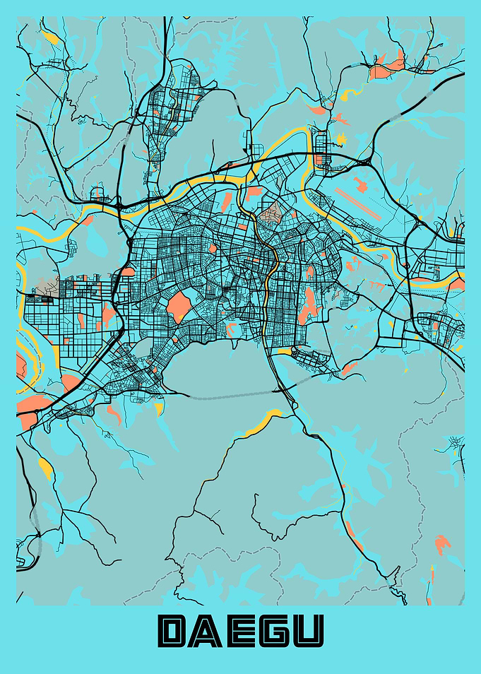 Daegu Gloria City Map