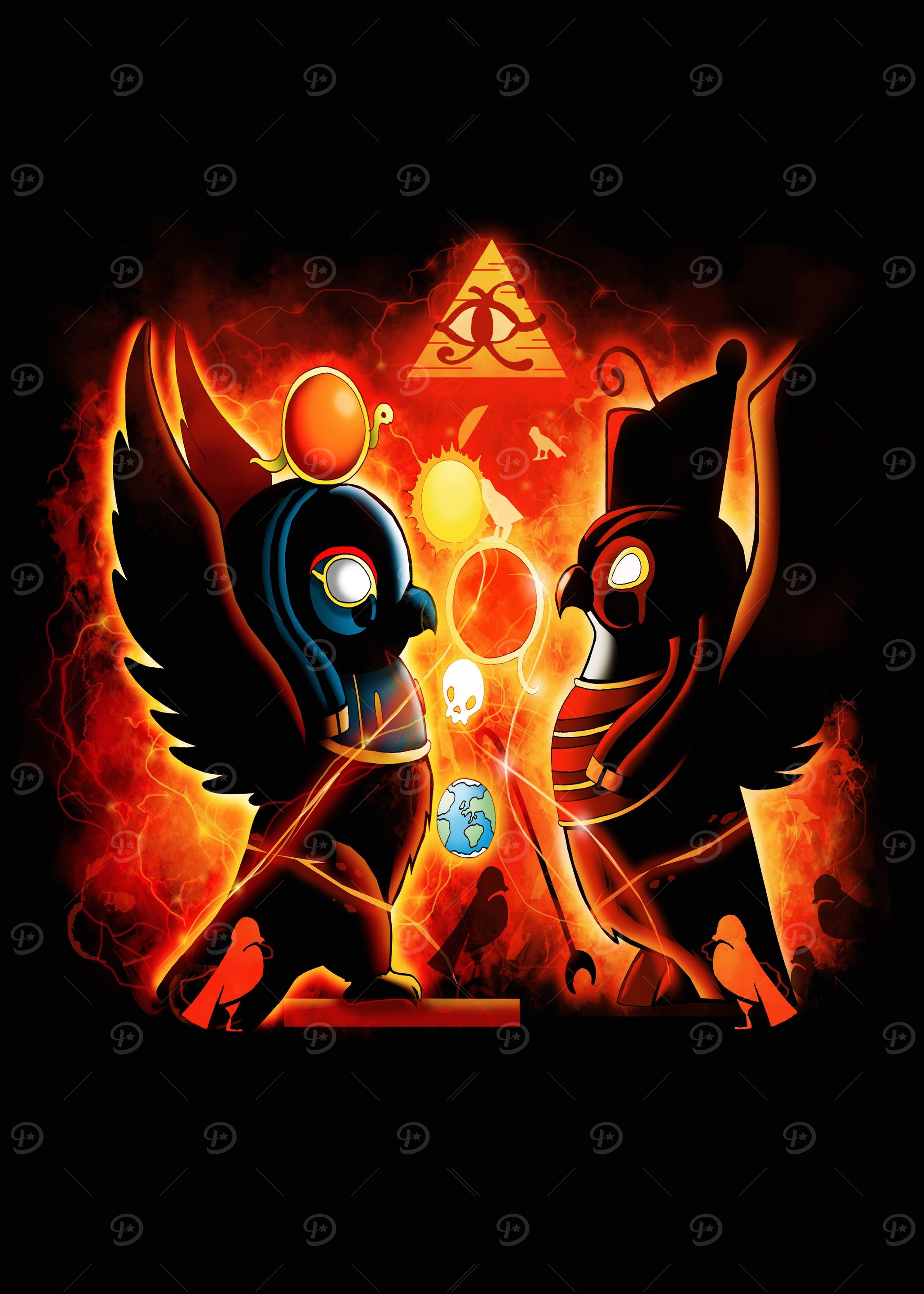 Ra and Horus