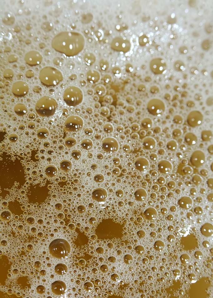 Yellow drops close up art