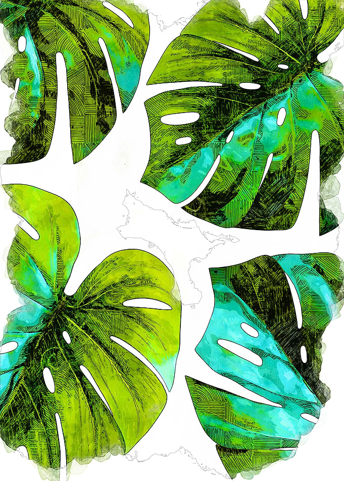 nature and watercolor