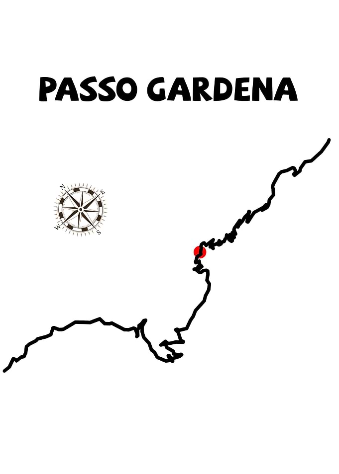 Passo Gardena serpentine