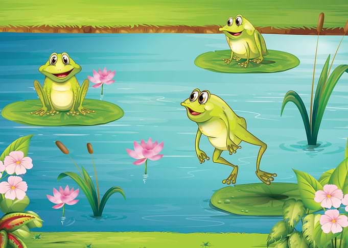 Frog cartoon