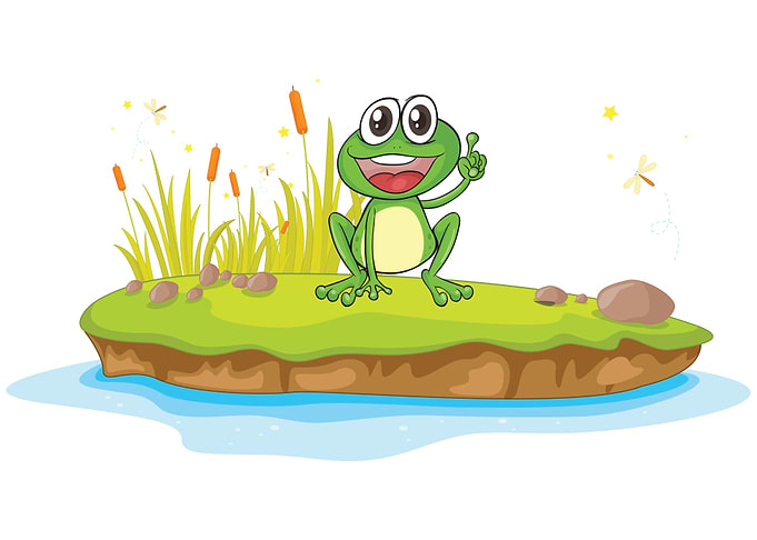 Frog cartoon
