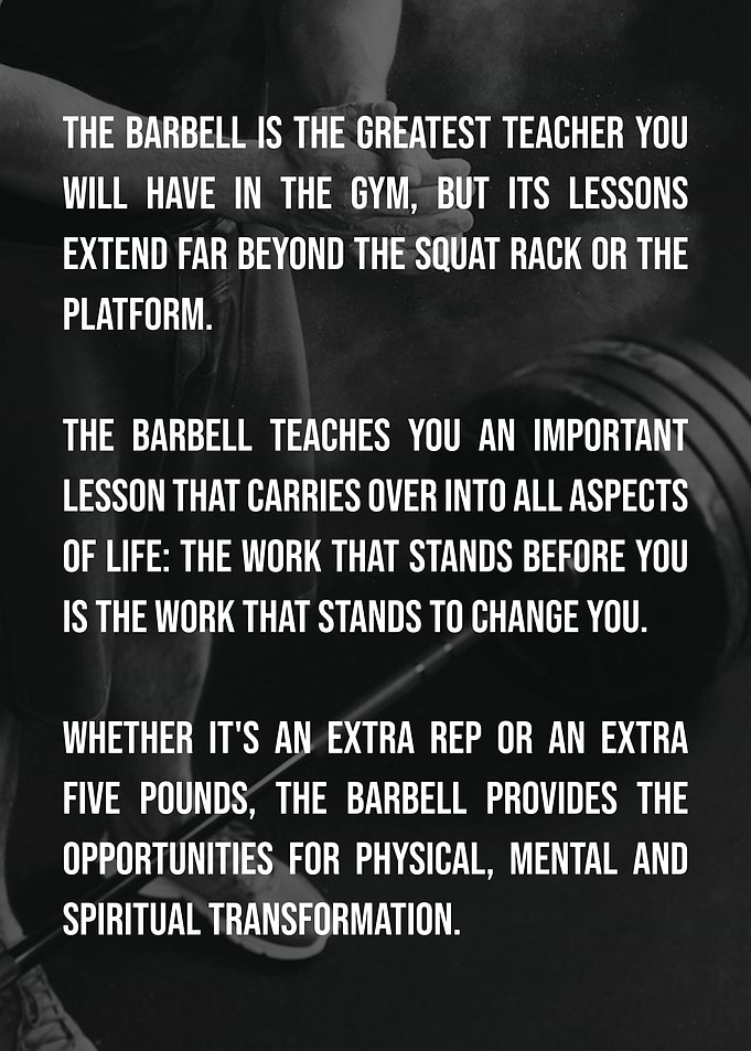Barbell Gym Motivation