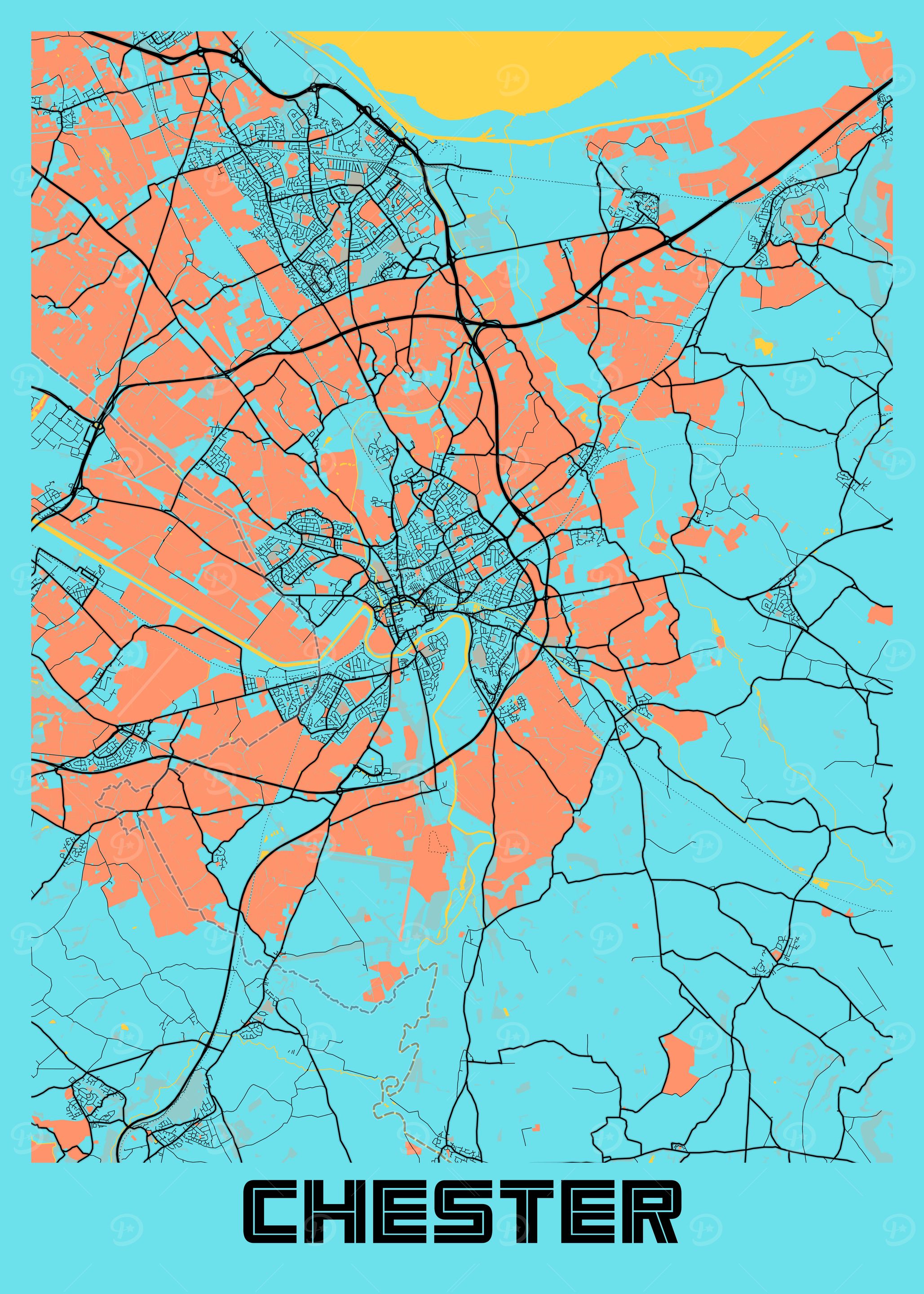 Chester Gloria City Map