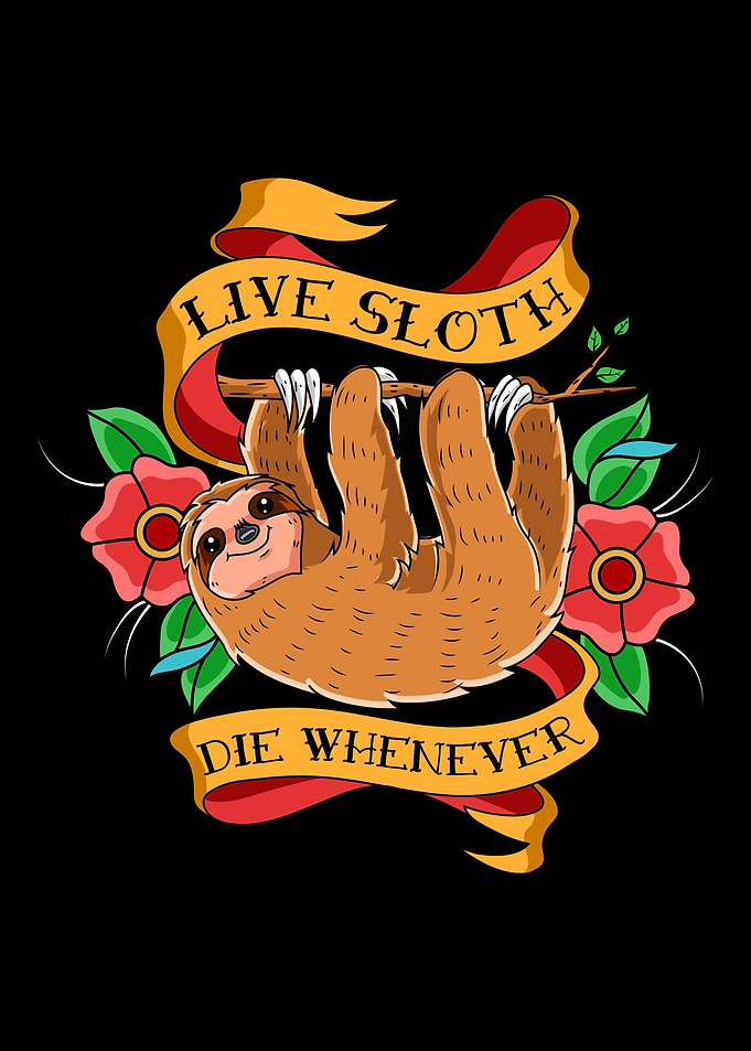 Sloth Relaxed Chiller Gift