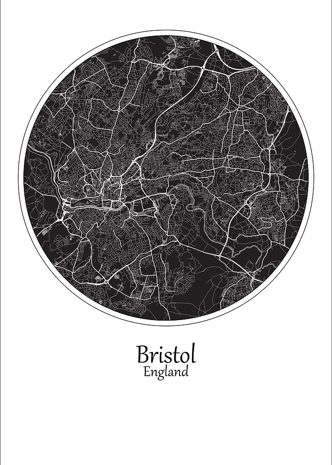 Bristol City Map England
