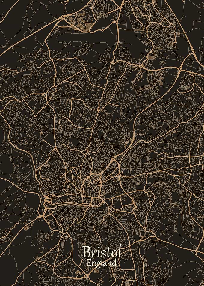 Bristol City Map England