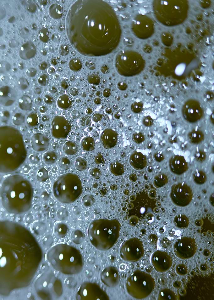 Yellow drops close up art