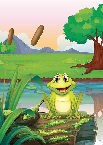 Frog cartoon