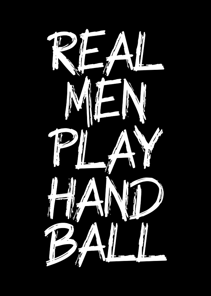 real men play handball