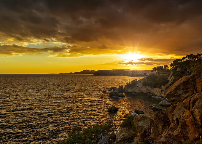 Sunset after the Lloret