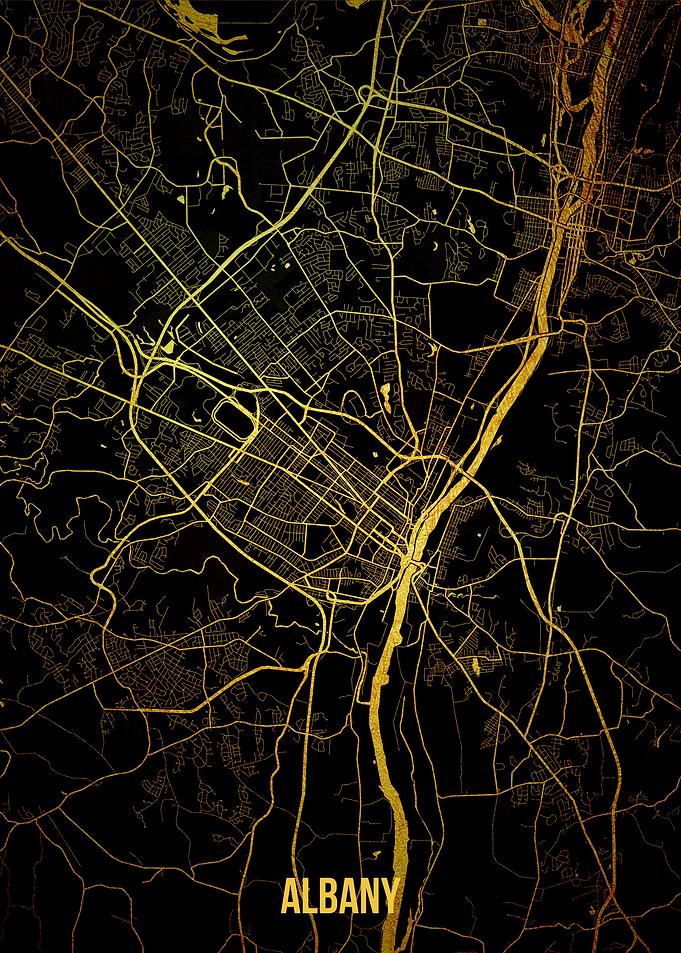 Albany gold map