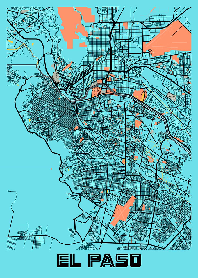 El Paso Gloria City Map