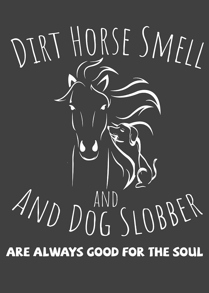 Dirt horse smell and dog