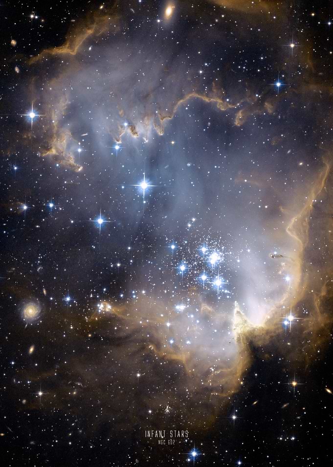 Infant Stars NGC 602