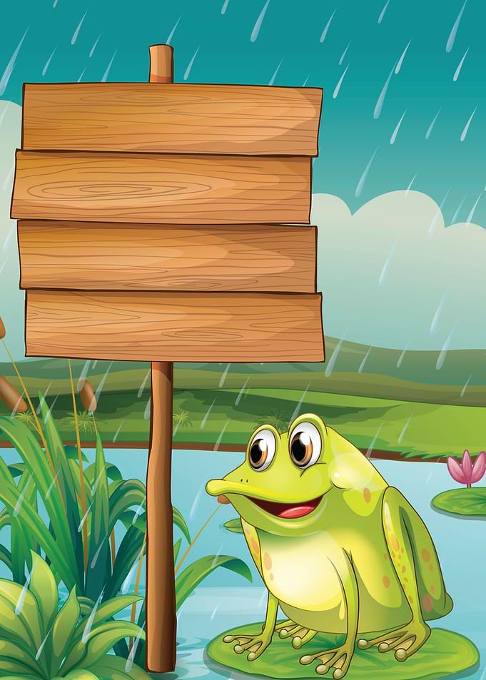 Frog cartoon