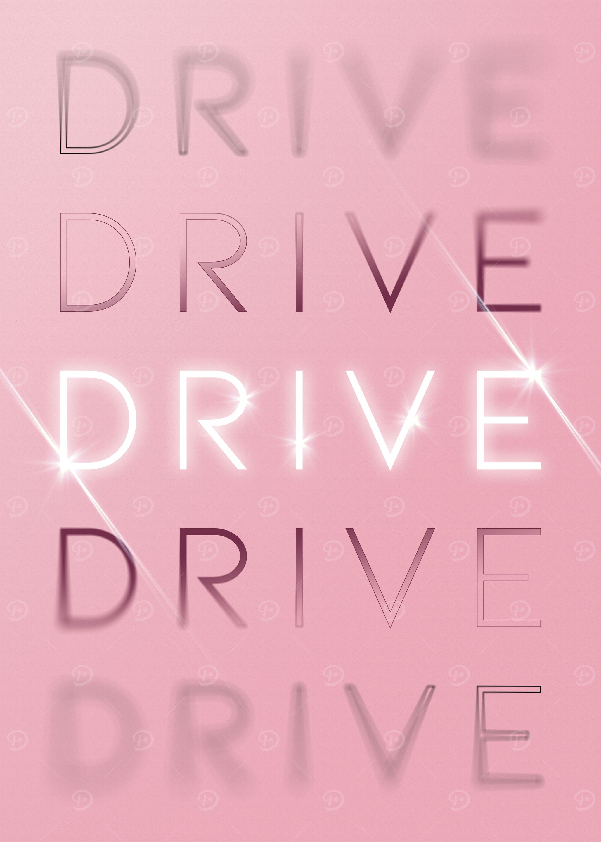 Drive Motivational in Pink