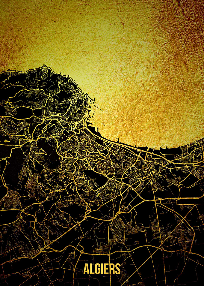 Algiers gold map