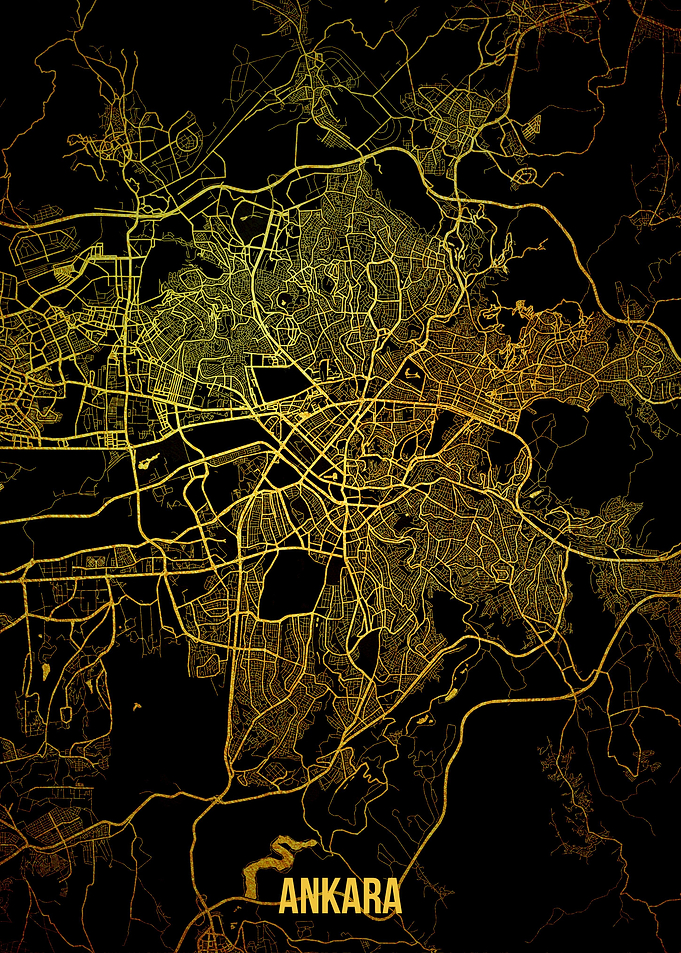 Ankara gold map
